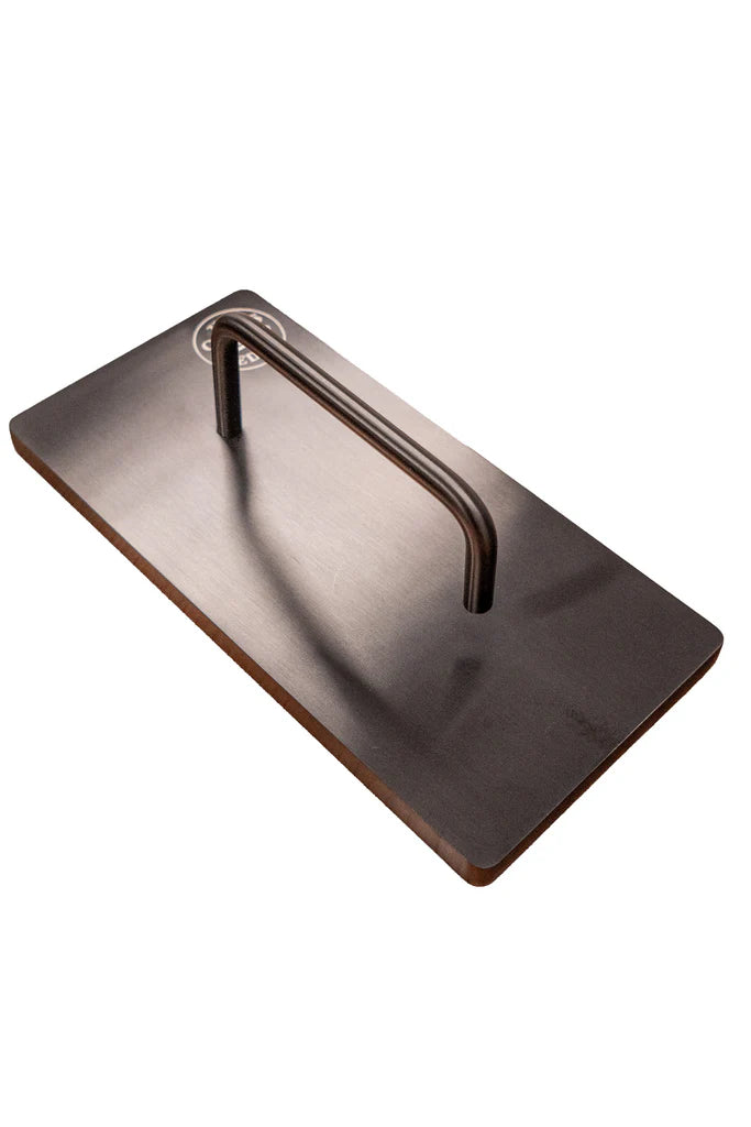 Stainless Steel Fish Weight/Press Black Rectangle