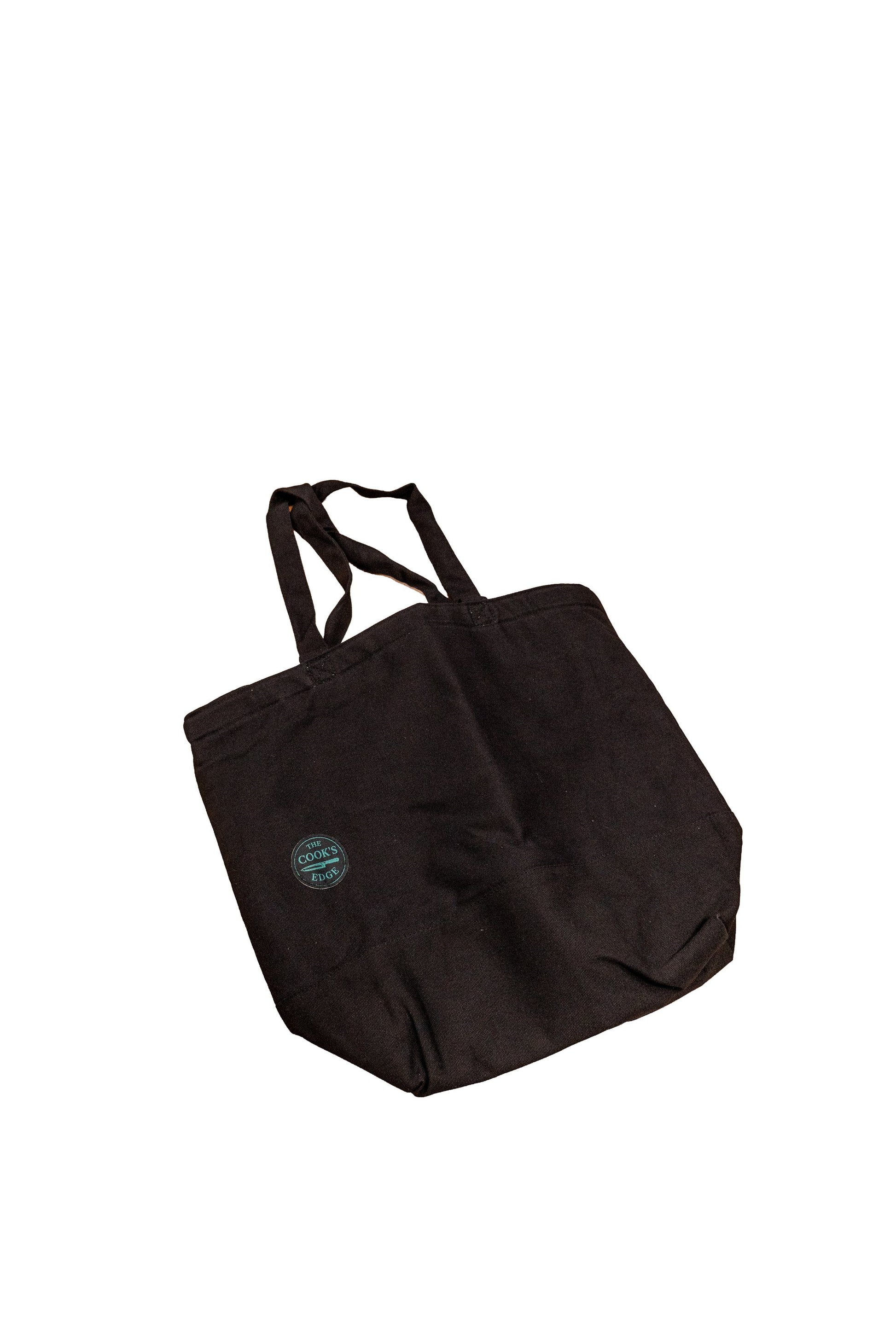 Insulated Black Canvas Tote Bag